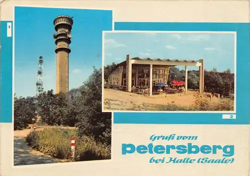 Gruß vom Petersberg bei Halle (Saale) glca.1970 172.414