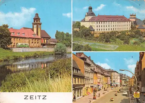 Zeitz Bahnhof Moritzburg Straßenpartie gl1978 172.492