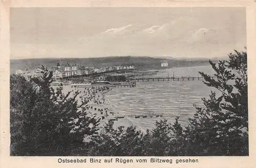 Binz auf Rügen vom Blitzweg gesehen ngl 169.872