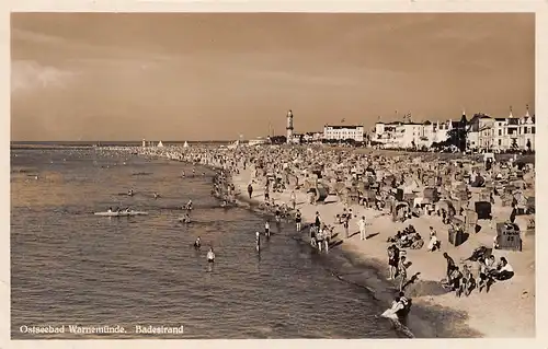 Ostseebad Warnemünde Badestrand gl1934 172.508