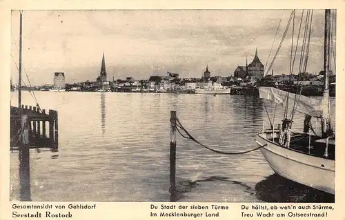 Rostock Gesamtansicht von Gehlsdorf ngl 170.176