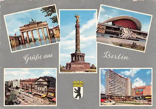 Berlin Teilansichten Mehrbildkarte gl1969 171.153