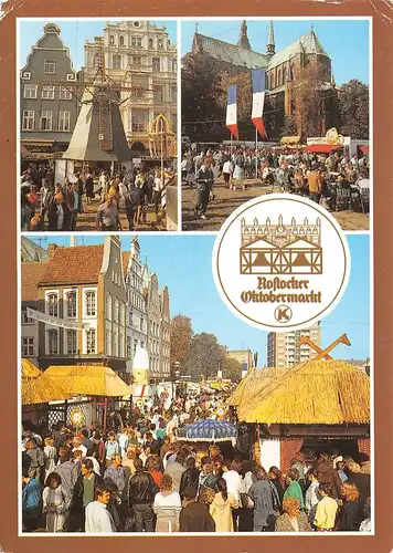 Rostock Thälmann-Platz Oktobermarkt glca.1980 170.195
