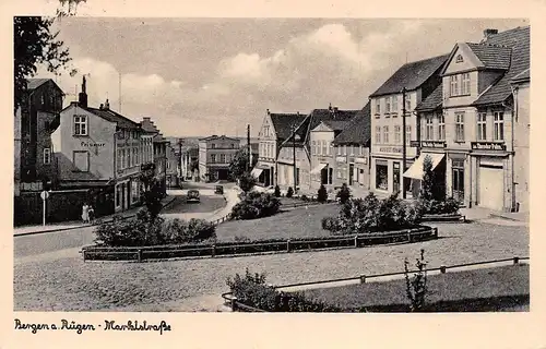 Bergen auf Rügen Marktstraße gl1954 169.948