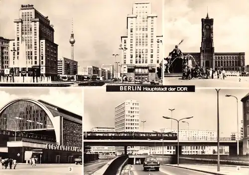 Berlin Platz Rathaus Bahnhof Autotunnel Alexanderplatz glca.1970 171.977