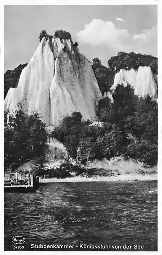 Insel Rügen Stubbenkammer Königsstuhl von der See ngl 169.951