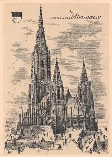 Ulm von Ludwig Schäfer-Grohe Dom ngl 170.257