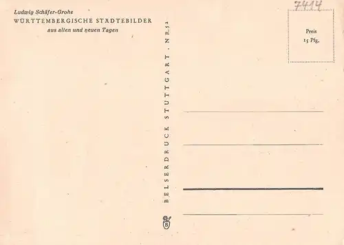 Ulm von Ludwig Schäfer-Grohe Dom ngl 170.257