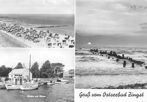 Ostseebad Zingst Strand Hafen Meerblick gl1985 170.066