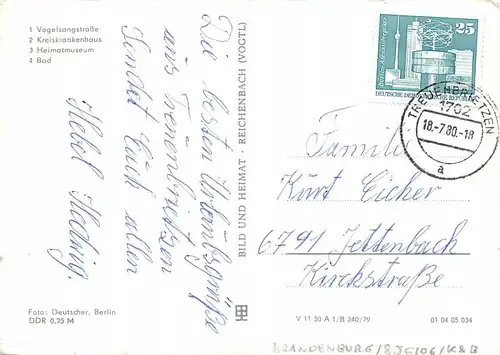 Treuenbrietzen (Kreis Jüterbog) Krankenhaus Straße Bad gl1980 171.345