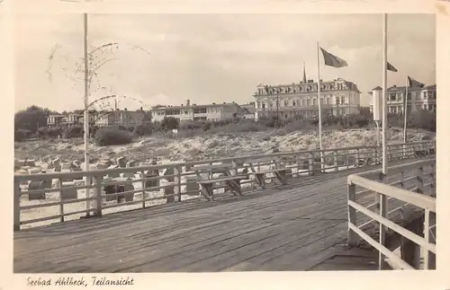 Seebad Ahlbeck Strand Brücke Teilansicht glca.1960 171.397