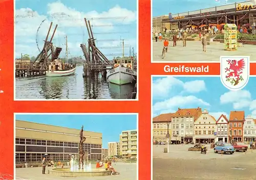 Greifswald Teilansichten Mehrbildkarte gl1979 171.412