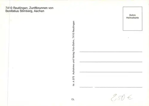 Reutlingen Zunftbrunnen ngl 170.401