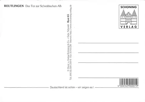 Reutlingen Teilansichten Mehrbildkarte ngl 170.439