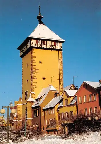 Reutlingen Tübinger Tor im Schnee ngl 170.445