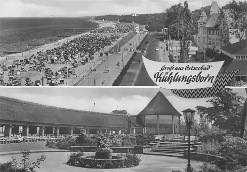 Kühlungsborn Strand und Stadtpartie glca.1965 171.553