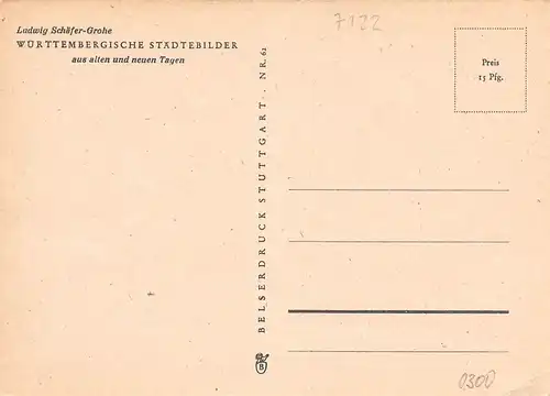 Besigheim von Ludwig Schäfer-Grohe Neckarufer ngl 170.243