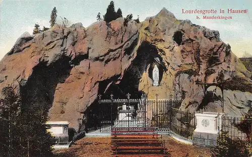 Hausen bei Munderkingen Lourdesgrotte ngl 170.303