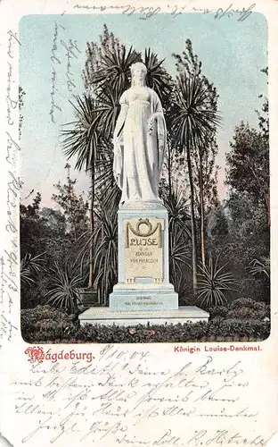 Magdeburg Königin Louise-Denkmal gl1904 171.617
