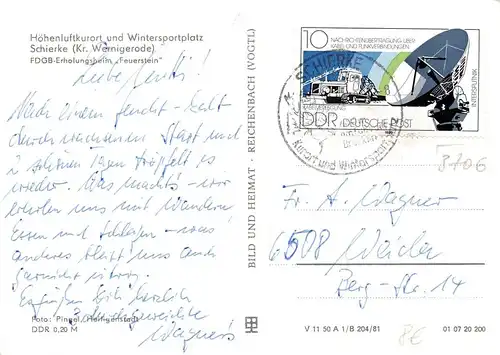 Schierke Erholungsheim Feuerstein glca.1970 172.395