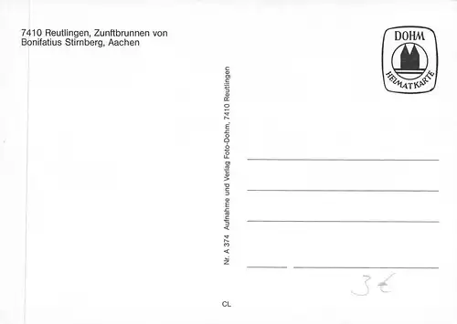 Reutlingen Zunftbrunnen ngl 170.400