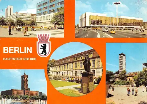 Berlin Teilansichten Mehrbildkarte gl1983 171.934