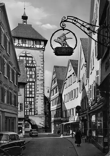 Reutlingen Katharinenstraße mit Tübinger Tor glca.1970 170.852