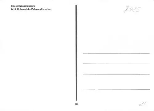 Hohenstein-Ödenwaldstetten Bauernhausmuseum ngl 170.729