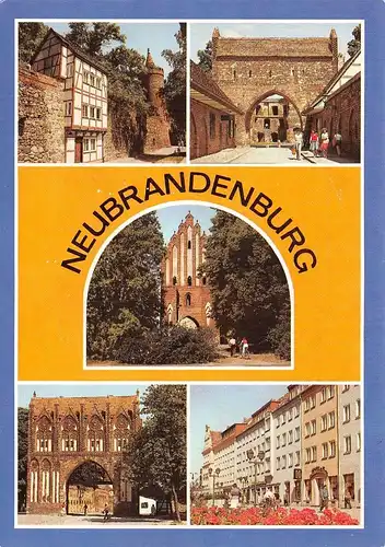 Neubrandenburg Wiekhaus Friedländer Tor Neues Tor ngl 172.132