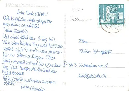 Stubbenkammer (Rügen) Kreidefelsen Königstuhl glca.1980 172.196