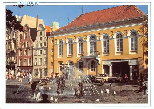 Rostock Barocksaal mit Brunnen der Lebensfreude gl1993 172.294