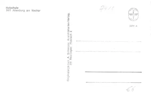 Altenburg am Neckar Hofschule ngl 170.965