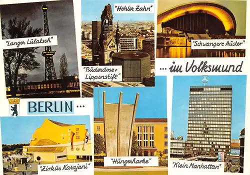 Berlin Teilansichten Mehrbildkarte ngl 171.155