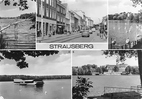 Strausberg Teilansichten Mehrbildkarte gl1987 171.248