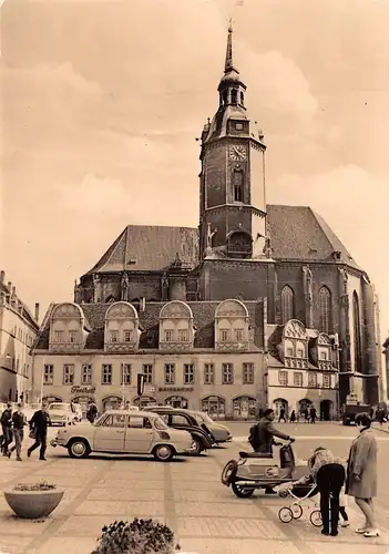 Naumburg (Saale) Markt und Wenzelskirche gl1973 172.480