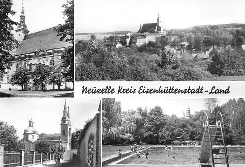 Neuzelle Katholische und Evangelische Kirche Schwimmbad ngl 172.498