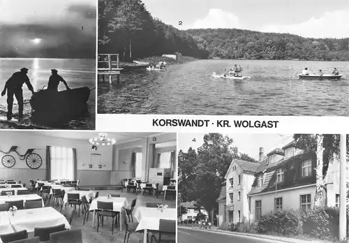 Korswandt (Kreis Wolgast) Fischer See Restaurant gl1982 171.425
