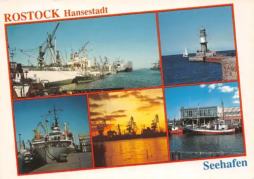 Rostock Seehafen Teilansichten gl1992 171.526
