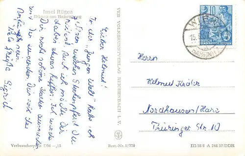 Insel Rügen Dünen am Bakenberg gl1957 171.498