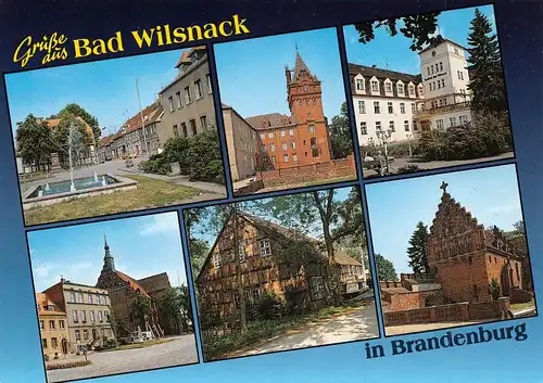 Bad Wilsnack Teilansichten Mehrbildkarte ngl 171.595