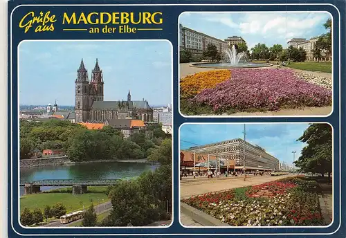 Magdeburg Teilansichten Mehrbildkarte ngl 171.622