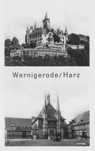 Wernigerode Schloss und Marktplatz ngl 171.684