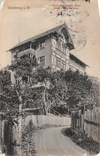 Ilsenburg/Harz Hotel zum blauen Stein gl1913 171.702
