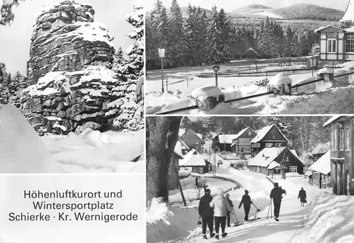 Schierke/Harz Teilansichten im Schnee gl1985 171.716