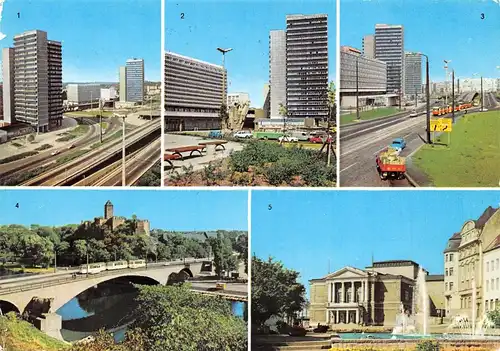 Halle a.S. Teilansichten Mehrbildkarte gl1978 171.760