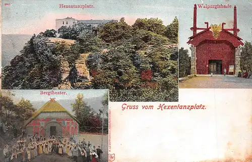 Thale Hexentanzplatz Bergtheater Walpurgishalle gl1908 171.818