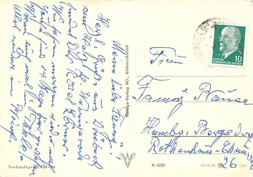 Thale Panorama Blick vom Hexentanzplatz glca.1960 171.824