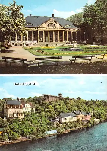 Bad Kösen Kurmittelhaus Blick zum Gradierwerk glca.1970 171.909