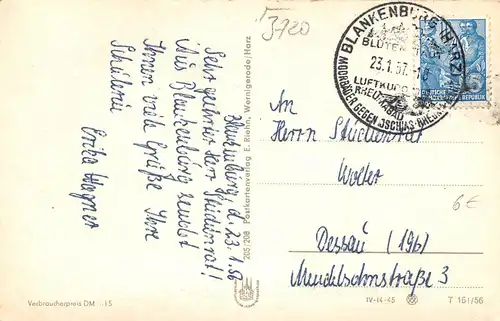Burg Regenstein im Harz gl1957 172.349