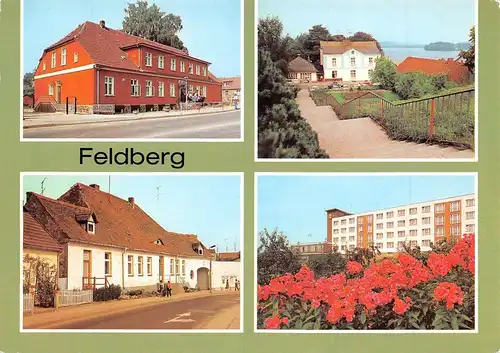 Feldberg (Kreis Neustrelitz) Rathaus Erholungsheim Apotheke ngl 172.135